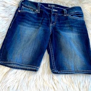 Silver Bermuda shorts
